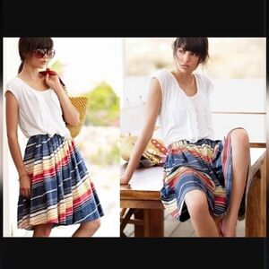 Pleat London Jean Colorful Summer Skirt 6